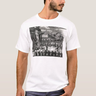 Een boeddhistische ceremonie uit 'Indiae Orientali T-shirt