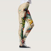 Een boeiend tattoo ontwerp maken leggings (Rechts)