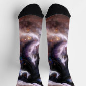 Een boeiende Abstracte galactische nevel Sokken (Top)