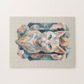 Een boeiende kattenpuzzel met ingewikkelde details legpuzzel (Horizontaal)