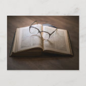 Een boek, een bril kaart (Voorkant)