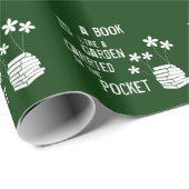 Een boek is als een tuin vervoerd in de zak cadeaupapier (Rol Hoek)