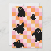 Een boek is een uitnodiging voor Baby shower (Achterkant)