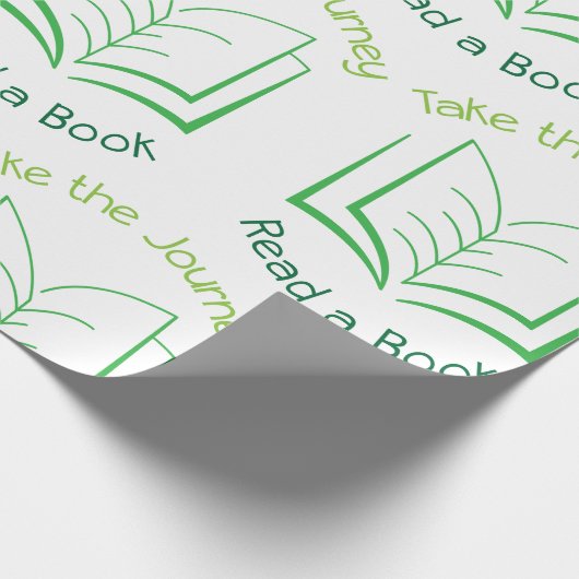 Een boek lezen cadeaupapier (Hoek)