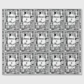 Een boek lezen cadeaupapier (Vlak)