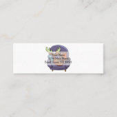 Een boek lezen op een bank | Achterkleur kiezen Mini Visitekaartje (Voorkant)