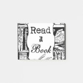 Een boek lezen post-it® notes (Voorkant)