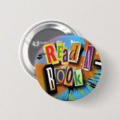 Een boek lezen ronde button 5,7 cm (Voorkant /achterkant)