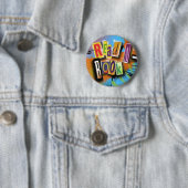 Een boek lezen ronde button 5,7 cm (In situ)