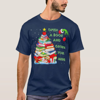 Een boek openen en je geest verbreden t-shirt