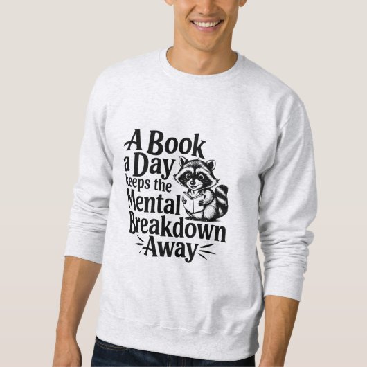 Een boek per dag helpt trui (Voorkant)