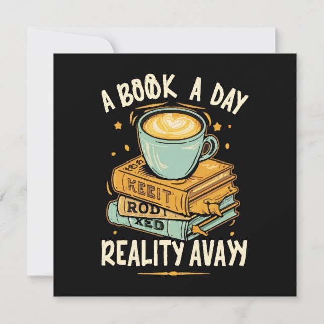 Een boek per dag houdt de realiteit op afstand (Voorkant)