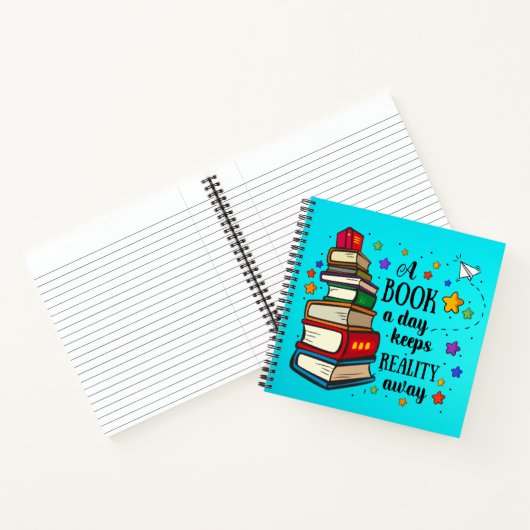 Een boek per dag houdt de realiteit weg (Binnen)