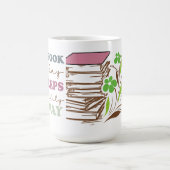 Een boek per dag houdt de realiteit weg koffiemok (Center)