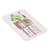 Een boek per dag houdt de realiteit weg magneet (Rechterzijde)