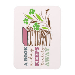 Een boek per dag houdt de realiteit weg magneet