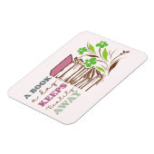 Een boek per dag houdt de realiteit weg magneet (Linkerzijde)