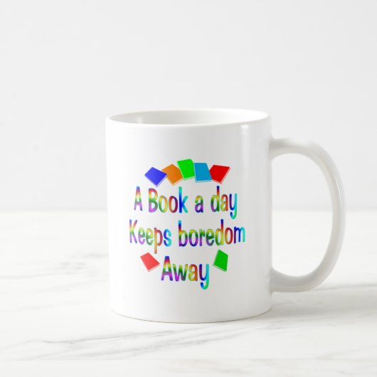 Een boek per dag koffiemok (Rechts)