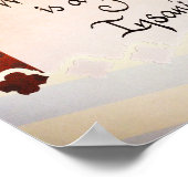 Een boek schrijven is een voltijdse waanzin poster (Hoek)