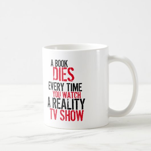 Een boek sterft elke keer als je kijkt naar de Mok (Rechts)