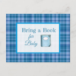 Een boek voor een Baby shower voor Baby meenemen Uitnodiging Briefkaart