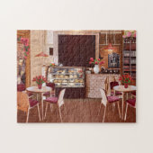 Een boekenbeurs van Cozy Romance Jigzaag Puzzle Legpuzzel (Horizontaal)