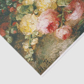 Een boeket op een bospad, Margaretha Roosenboom Tissuepapier (Detail)