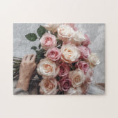 Een boeket rozen legpuzzel (Horizontaal)