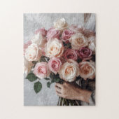 Een boeket rozen legpuzzel (Verticaal)