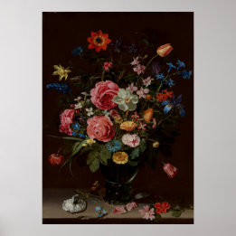 Een boeket van bloemen Clara Peeters Art Print