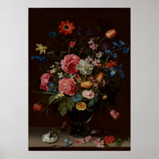 Een boeket van bloemen Clara Peeters Art Print