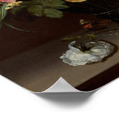 Een boeket van bloemen Clara Peeters Art Print (Hoek)