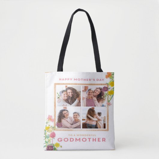 Een boeket van herinneringen: gepersonaliseerde Mo Tote Bag (Voorkant)