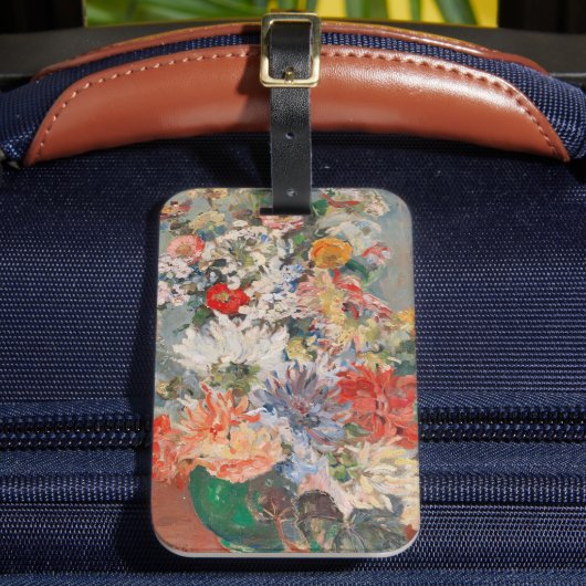 Een boeket van zomerbloemen | August Rieger Bagagelabel (Voorkant Insitu 2)