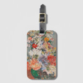 Een boeket van zomerbloemen | August Rieger Bagagelabel (Voorkant (verticaal))