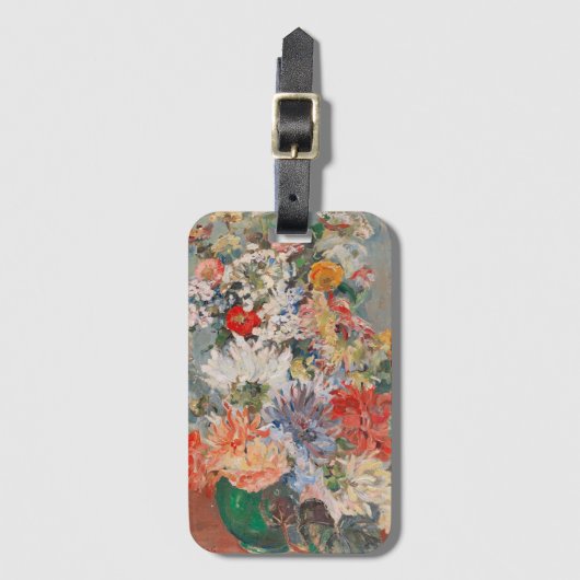 Een boeket van zomerbloemen | August Rieger Bagagelabel (Voorkant (verticaal))