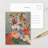 Een boeket van zomerbloemen | August Rieger Briefkaart