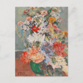 Een boeket van zomerbloemen | August Rieger Briefkaart (Voorkant)