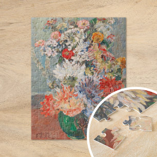 Een boeket van zomerbloemen   August Rieger Legpuzzel