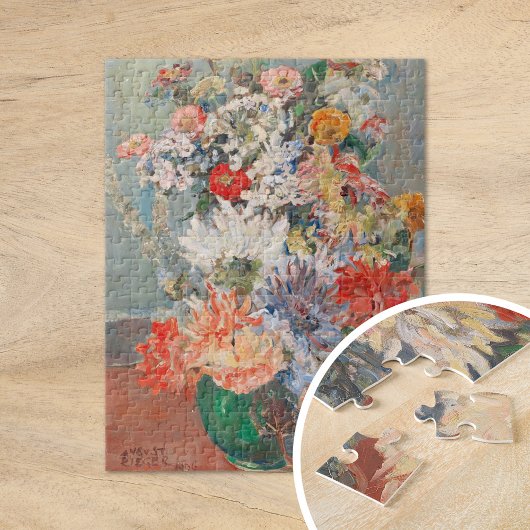 Een boeket van zomerbloemen | August Rieger Legpuzzel