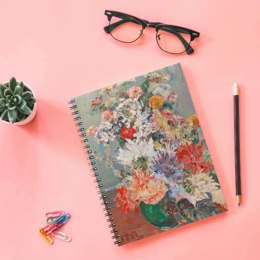 Een boeket van zomerbloemen | August Rieger Notitieboek