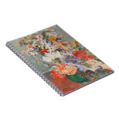 Een boeket van zomerbloemen | August Rieger Notitieboek (Rechterzijde)