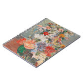 Een boeket van zomerbloemen | August Rieger Notitieboek (Linkerzijde)