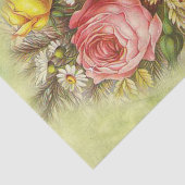 Een boeket voor jou op Valentijnsdag Victoriaans Tissuepapier (Detail)