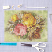 Een boeket voor jou op Valentijnsdag Victoriaans Tissuepapier (Craft)