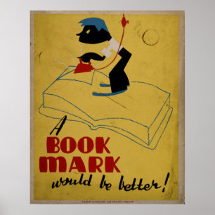 Een boekteken zou beter  het Boek van WPA zijn Poster