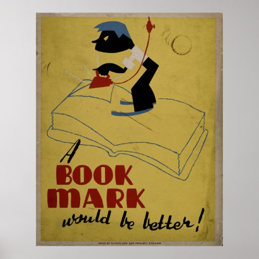 Een boekteken zou beter  het Boek van WPA zijn Poster (Voorkant)