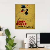 Een boekteken zou beter  het Boek van WPA zijn Poster (Thuiskantoor)