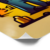 Een boer en zijn Koe Poster (Hoek)