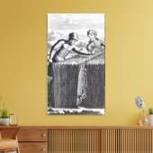 Een boer ontdekt in canvas afdruk (Insitu (Woonkamer))